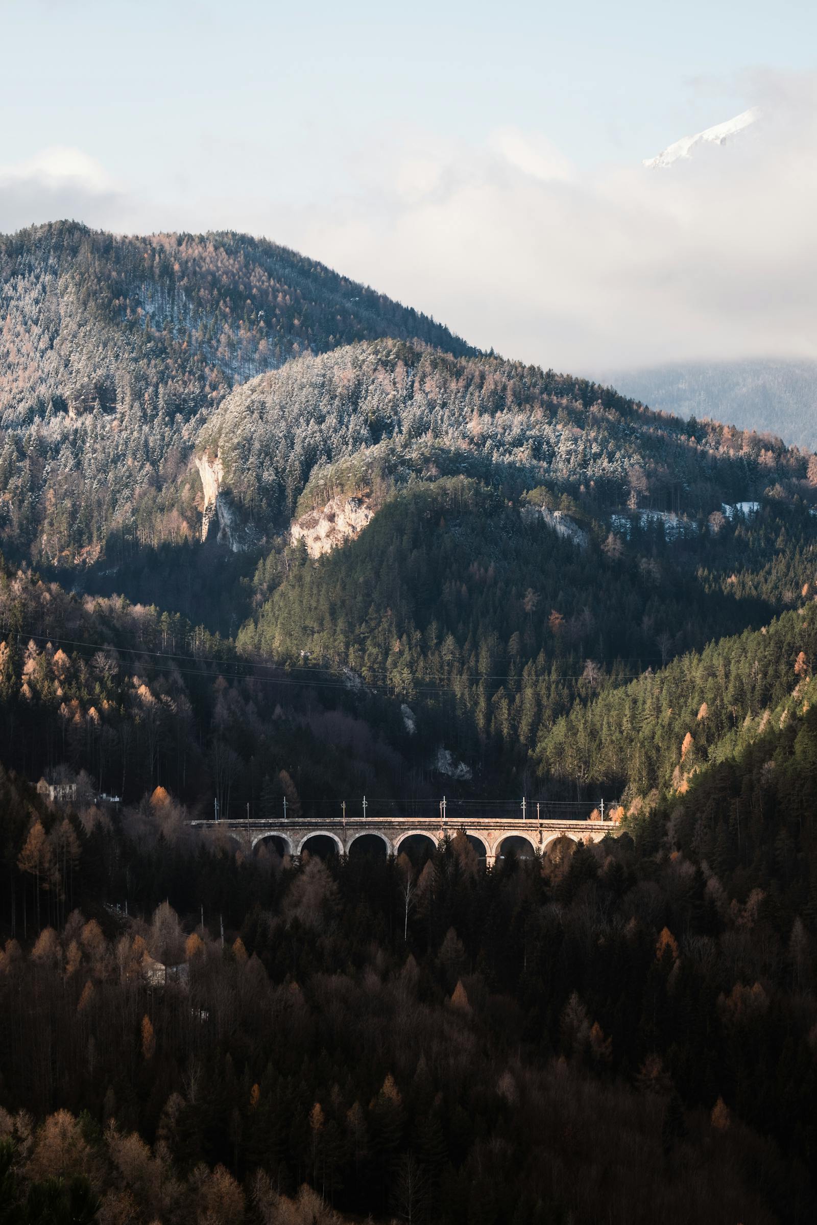 stunning viaduct at semmering pass austria