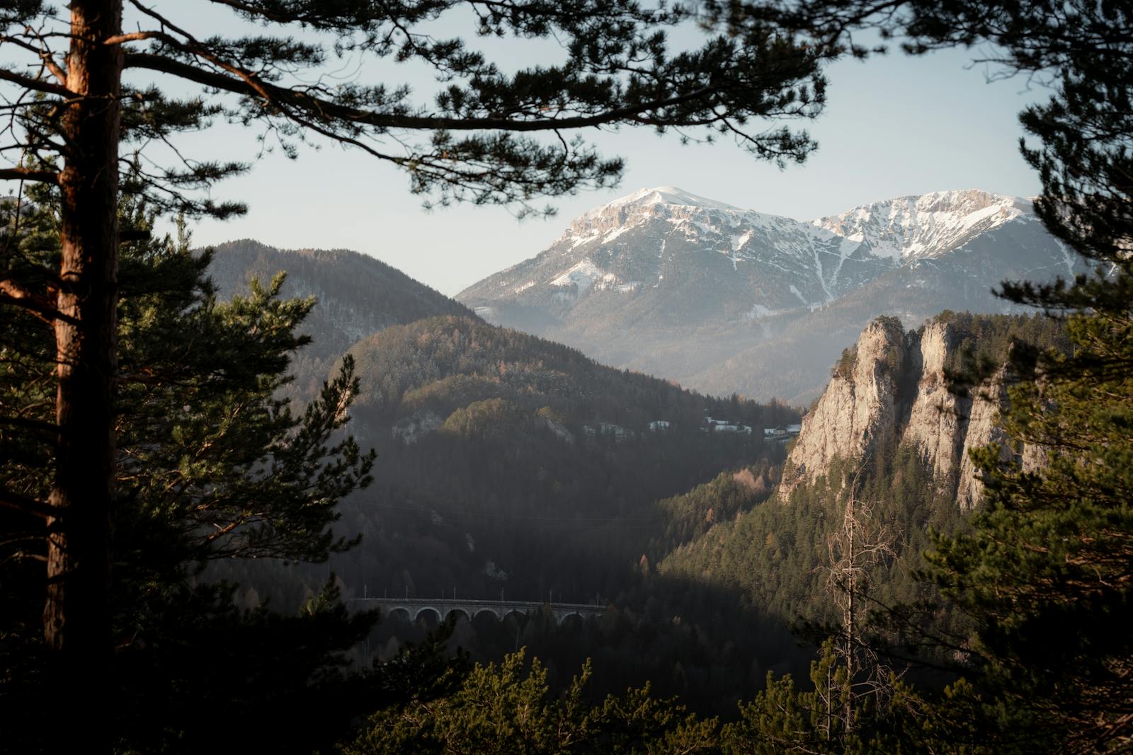 breathtaking view of semmering pass austria