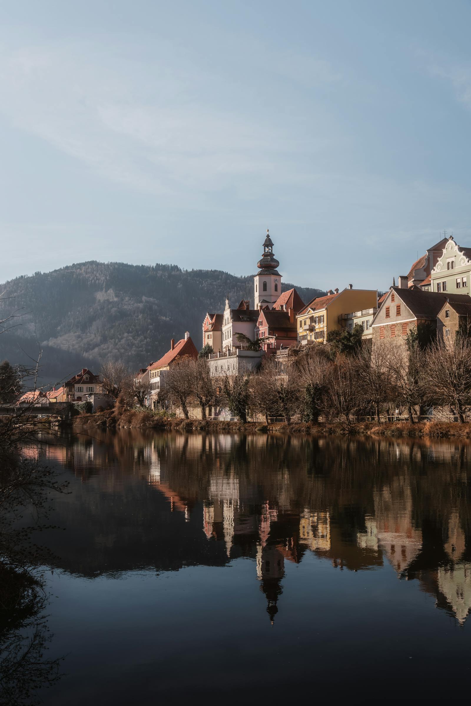 scenic view of frohnleiten village styria