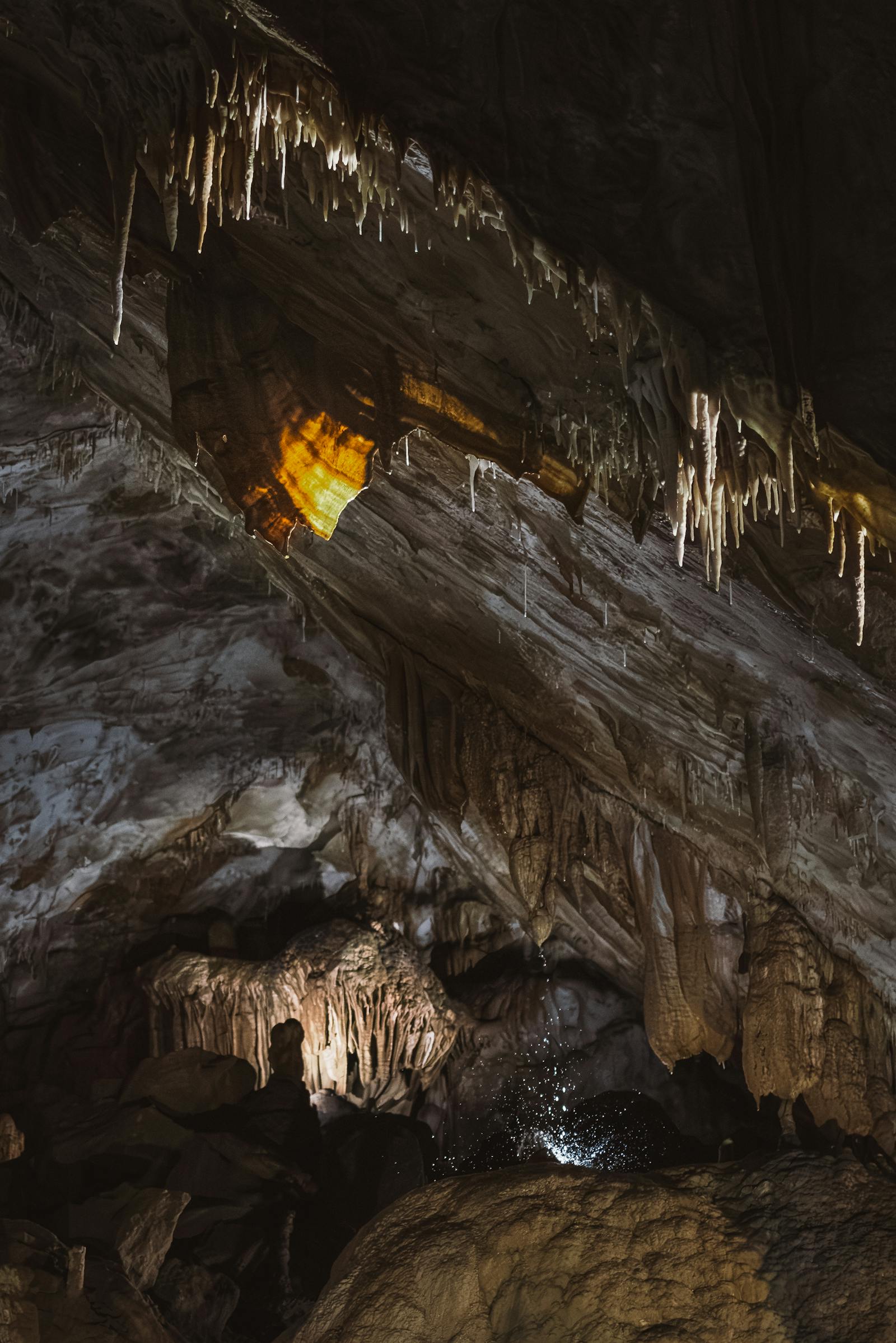 Explore the breathtaking stalactites and mysterious formations within Lurgrotte Cave, Austria.