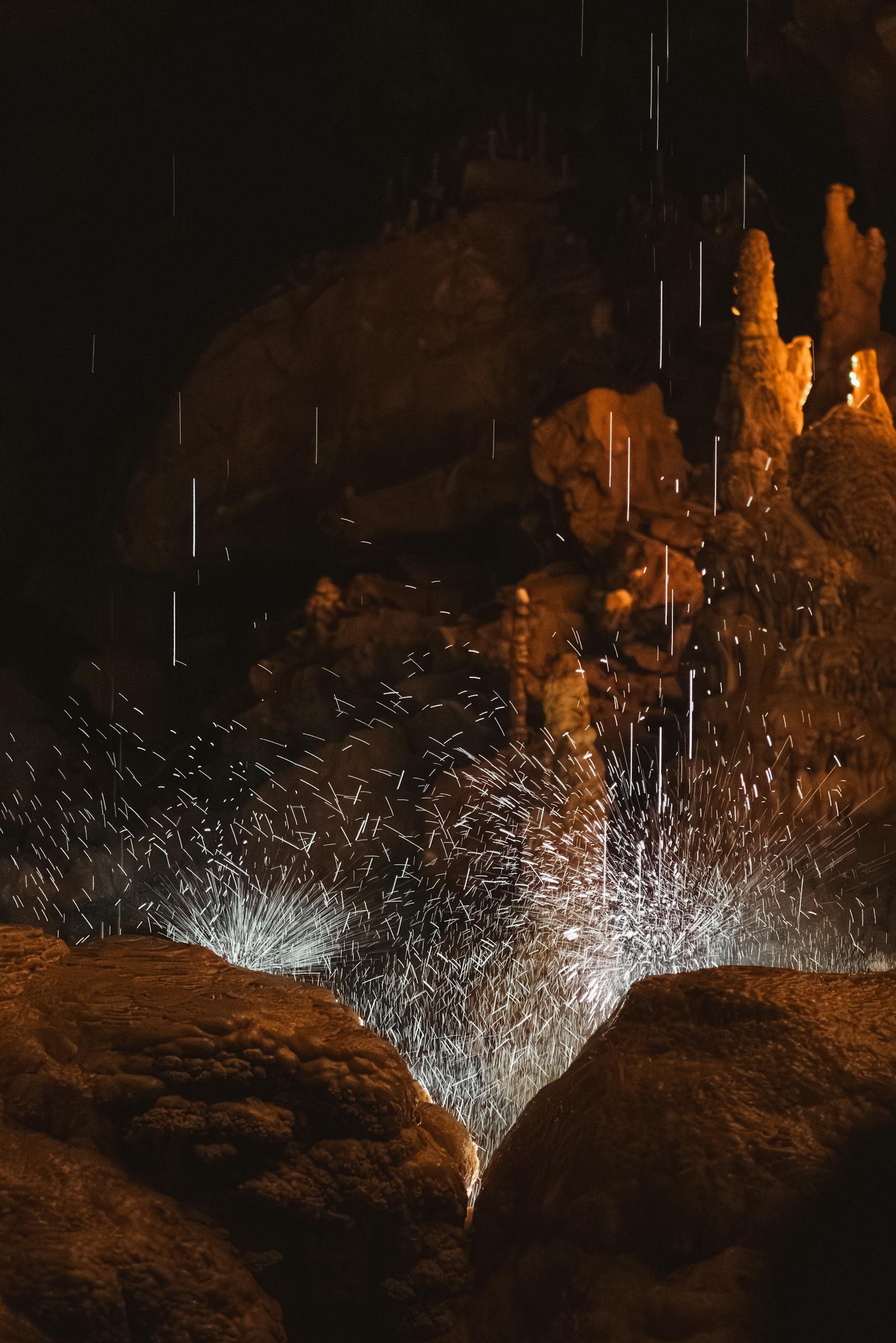 Explore the dramatic stalactites and natural formations in Austria's Lurgrotte Cave.