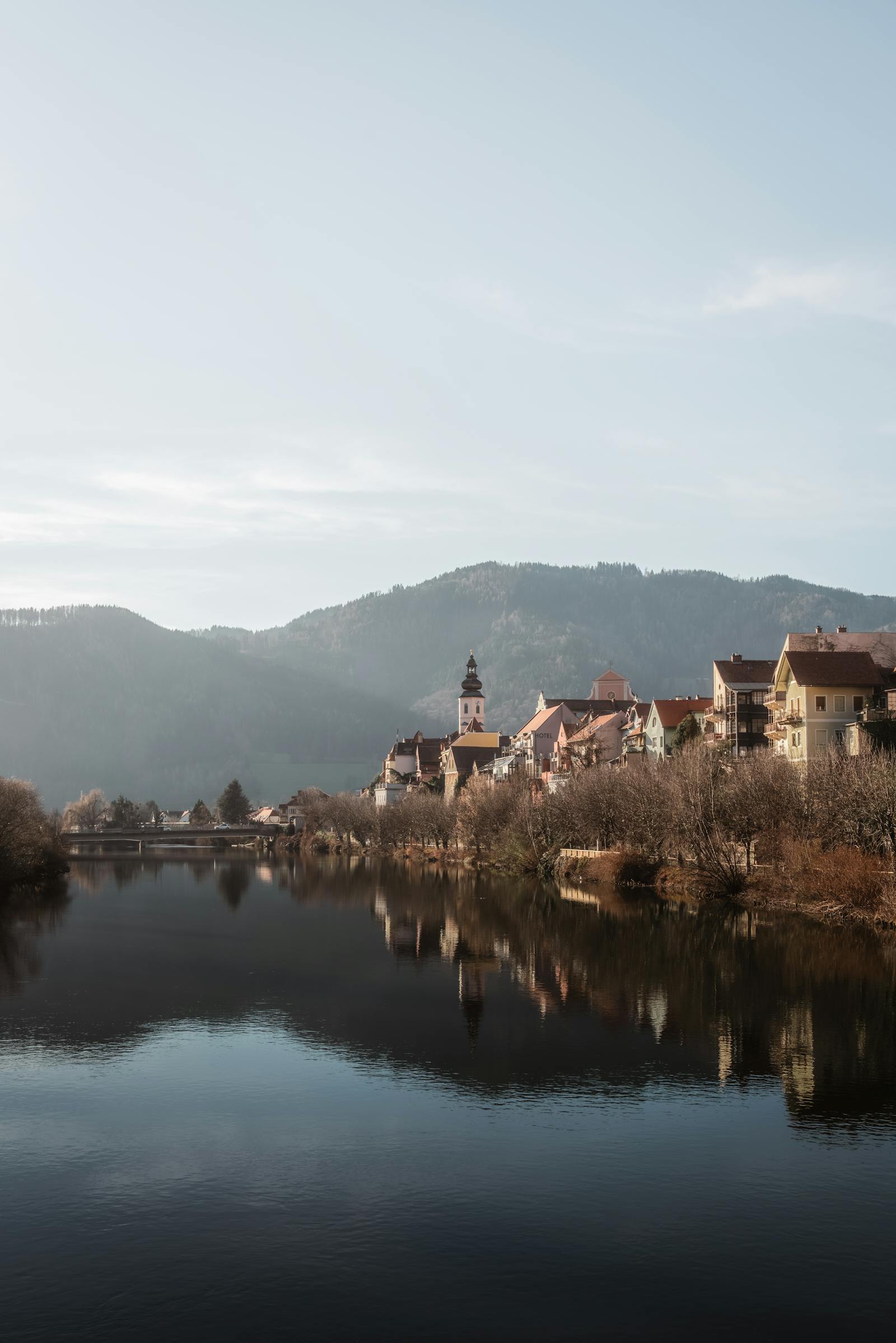 Peaceful Mountain Village Scene in Frohnleiten Austria