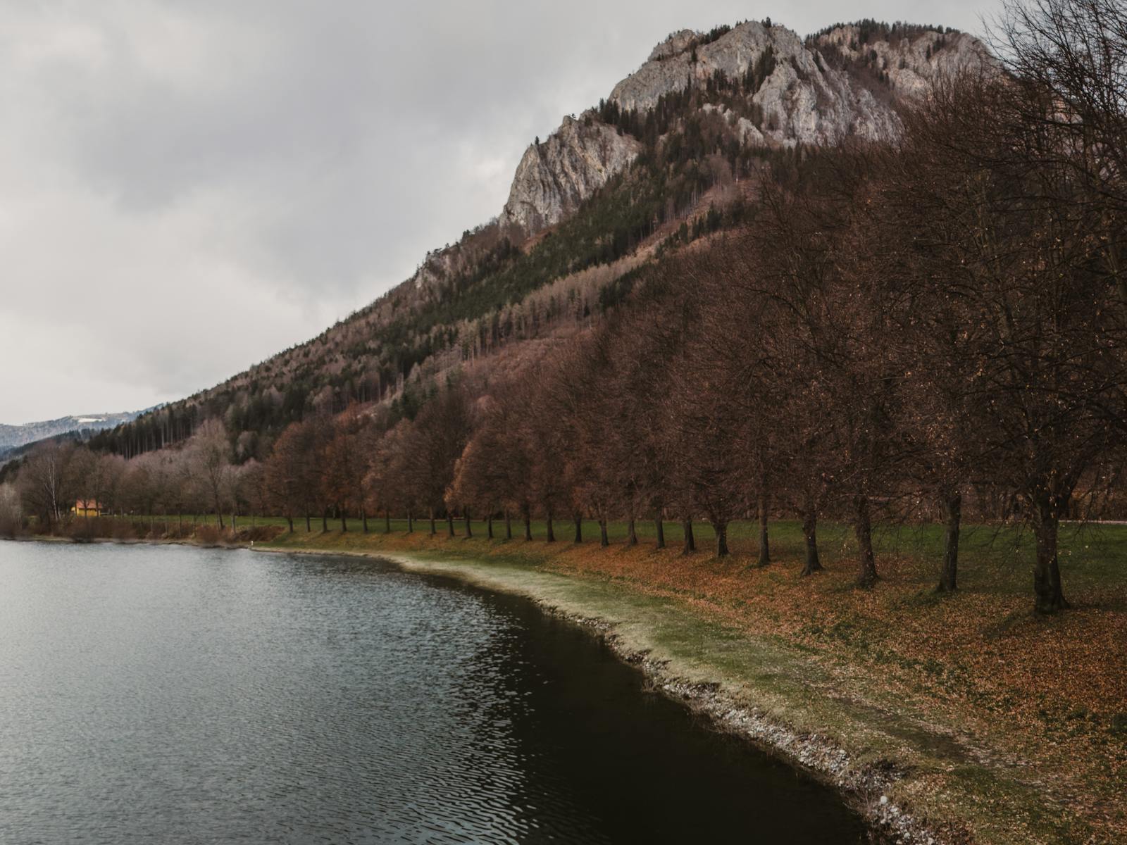 scenic lakeside view in mixnitz austria