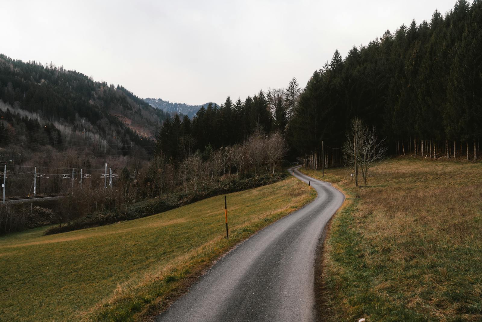 scenic road through mixnitz forest austria