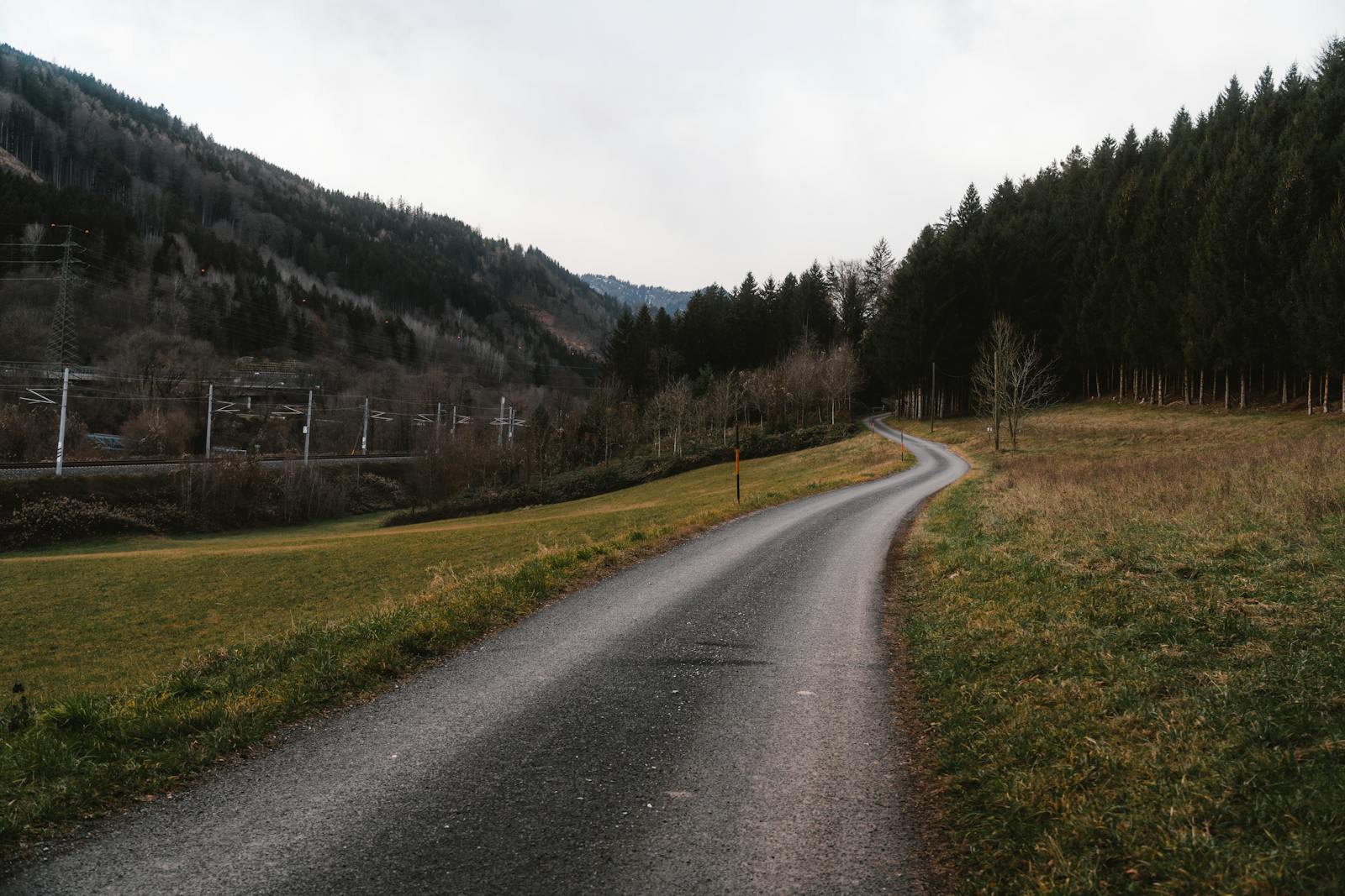 scenic road through mixnitz forest austria